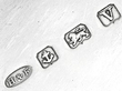Unusual Communion Set in Silver hallmarks 