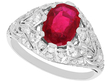 Antique Burmese Ruby Ring
