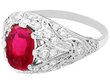 Antique Burmese Ruby Ring