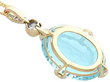 Antique Aquamarine and Diamond Pendant for Sale
