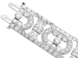 Art Deco Platinum Diamond Bracelet