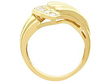 Fan Shaped Diamond Ring