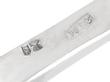 Two Stone Coral Ring with Diamonds Hallmarks  