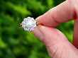 Edwardian Pearl Cluster Ring with Diamonds