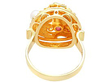 Pearl and Tourmaline Ring in Gold for Sale