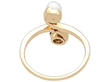 Antique Pearl and Diamond Twist Ring