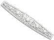 Art Deco Diamond Bar Brooch for Sale