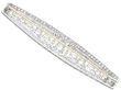 Art Deco Diamond Bar Brooch for Sale
