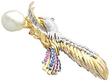 1950s diamond and gemstone brooch