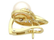 Pearl Cluster Earrings in Gold