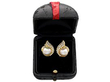 Pearl Cluster Earrings in Gold boxed 