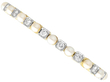 Pearl and Diamond Line Bracelet