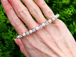Pearl and Diamond Line Bracelet