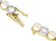 Pearl and Diamond Line Bracelet