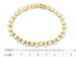 Pearl and Diamond Line Bracelet