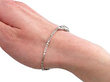 White Gold Diamond Bracelet wearing