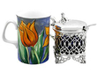19th Century Mustard Pot in Sterling Silver 