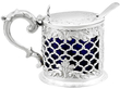 Silver Mustard Pot and Spoon