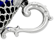 Silver Mustard Pot handle 