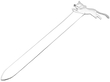 Silver Letter Opener Engraved