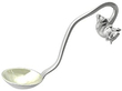 Owl Mustard Pot with Mouse Spoon and Liner Hallmarks