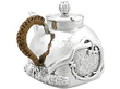 Silver Chinese Tea Set Bamboo Handle