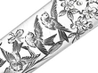 Victorian Fruit Knife in Sterling Silver 