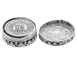 Antique Silver Counter Box