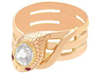Snake Ring in Rose Gold