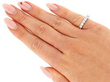 Diamond Eternity Ring on the Hand
