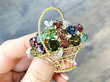 Zircon Brooch