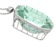 Aquamarine Pendant Cushion Cut