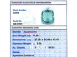 Antique Aquamarine Pendant Cushion Cut Grading