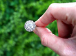 3 Carat Diamond Cluster Ring in Platinum for Sale