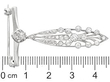 Drop Diamond Brooch 