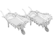 Silver Wheelbarrow Dishes