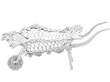 Silver Wheelbarrow Dishes