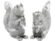 Antique Sterling Silver Squirrel Condiment Set