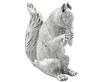Sterling Silver Squirrel Condiment Set for Sale UK