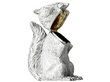 Sterling Silver Squirrel Condiment Set Open