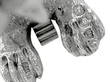 Sterling Silver Squirrel Condiment Set Hallmarks