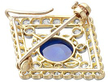 Sapphire and Diamond Brooch 