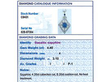 Blue Sapphire Pendant Necklace with Diamonds Grading Card
