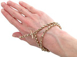 Albert Chain Necklace Gold Wearing
