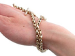 Albert Chain Necklace Gold Wearing