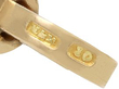 Longuard Chain Necklace in Yellow Gold Hallmarks