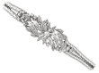 18ct white gold diamond bracelet