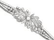 18ct white gold diamond bracelet