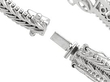 18ct white gold diamond bracelet open