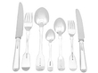 Fiddle Pattern Silver Cutlery Set
